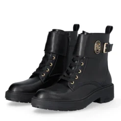 Anfibi Donna LIU JO London 03 in Pelle Nera