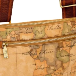Bandoliera Grande a Tracolla 1A Classe Alviero Martini stampa Geo Classic D084