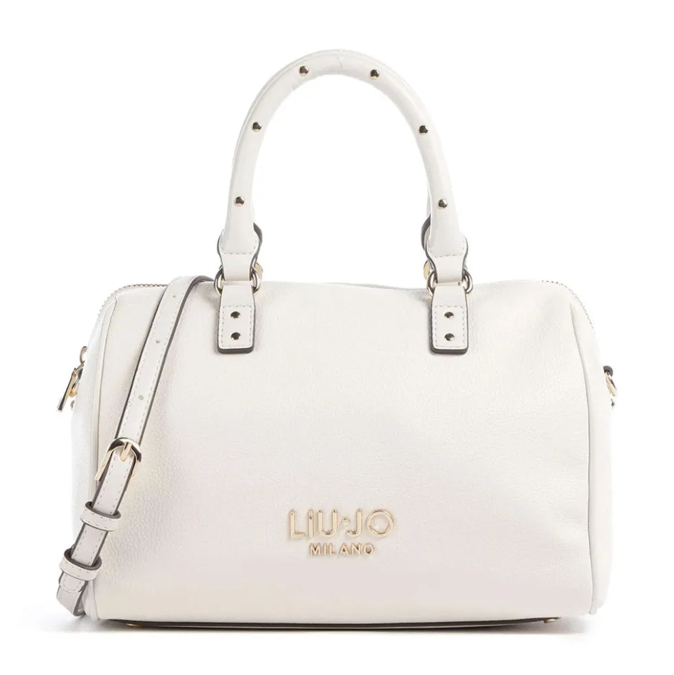 Bauletto Donna a Mano LIU JO Better effetto Bottalato color Crema