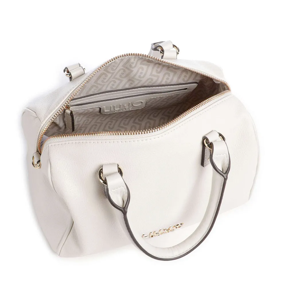 Bauletto Donna a Mano LIU JO Better effetto Bottalato color Crema
