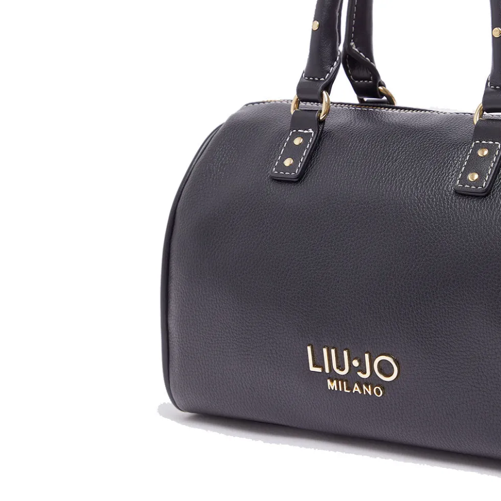 Bauletto Donna a Mano LIU JO Better effetto Bottalato Nero