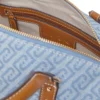 Bauletto Donna a Mano LIU JO in Tessuto Jacquard con Logo Monogram Dusty Blue