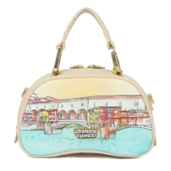 Bauletto Donna a Mano Media BRACCIALINI linea Cartoline Looney Tunes stampa Firenze