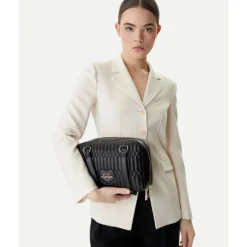 Bauletto Donna a Spalla LOVE MOSCHINO linea Bubby Love in Ecopelle Nera
