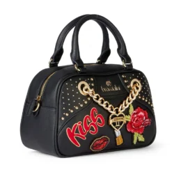 Bauletto Donna BRACCIALINI linea Rock colore Nero