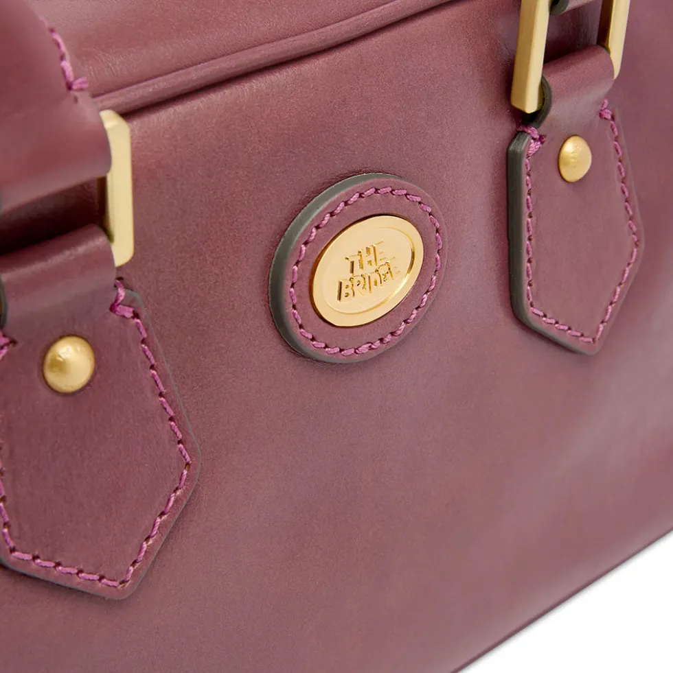 Bauletto Donna con Tracolla THE BRIDGE linea Story in Pelle Viola Orchidea