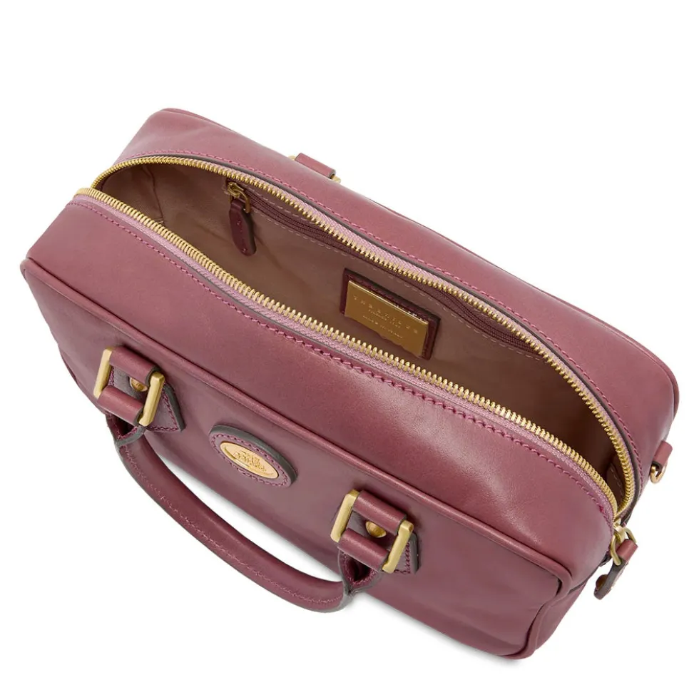 Bauletto Donna con Tracolla THE BRIDGE linea Story in Pelle Viola Orchidea