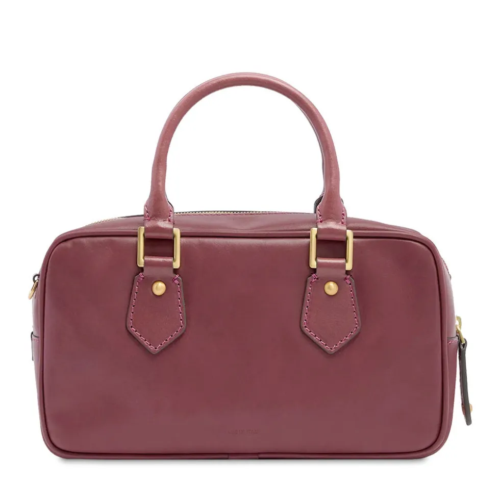 Bauletto Donna con Tracolla THE BRIDGE linea Story in Pelle Viola Orchidea
