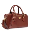 Bauletto Donna con Tracolla THE BRIDGE linea Story in Pelle Marrone