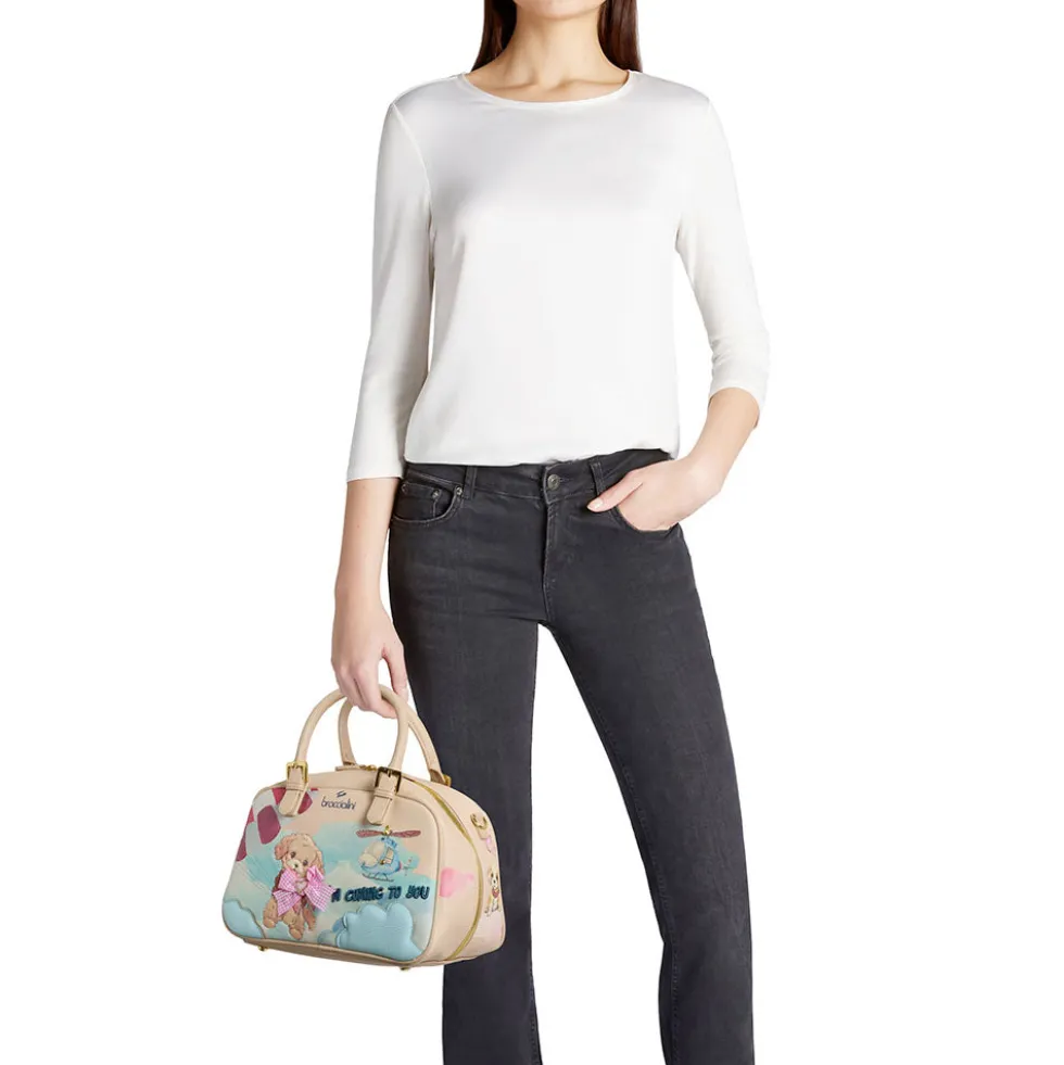 Bauletto Donna Medio BRACCIALINI linea Allround stampa I’m Coming to You