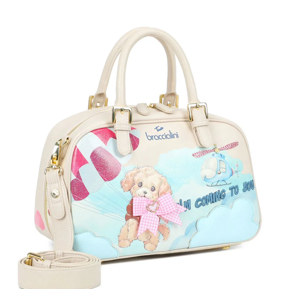 Bauletto Donna Medio BRACCIALINI linea Allround stampa I’m Coming to You