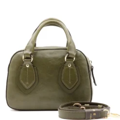 Bauletto Donna Mini THE BRIDGE linea Daphne in Pelle Verde Timo