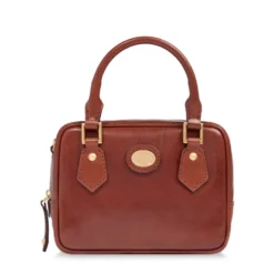 Bauletto Donna Mini THE BRIDGE linea Story in Pelle Marrone