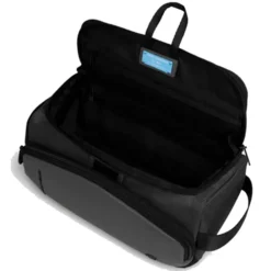 Beauty Case PIQUADRO Uomo in Tessuto e Pelle Colore Nero Linea Pq-Earth - BY6947S137