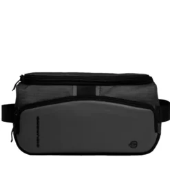 Beauty Case PIQUADRO Uomo in Tessuto e Pelle Colore Nero Linea Pq-Earth - BY6947S137