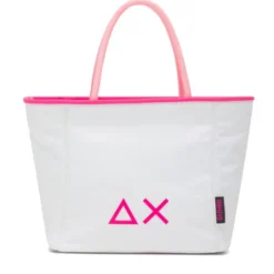 Borsa a Mano Small SUN68 linea Jacqueline in Nylon colore Bianco