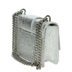 Borsa a Spalla CULT linea Gwen Laminata Silver