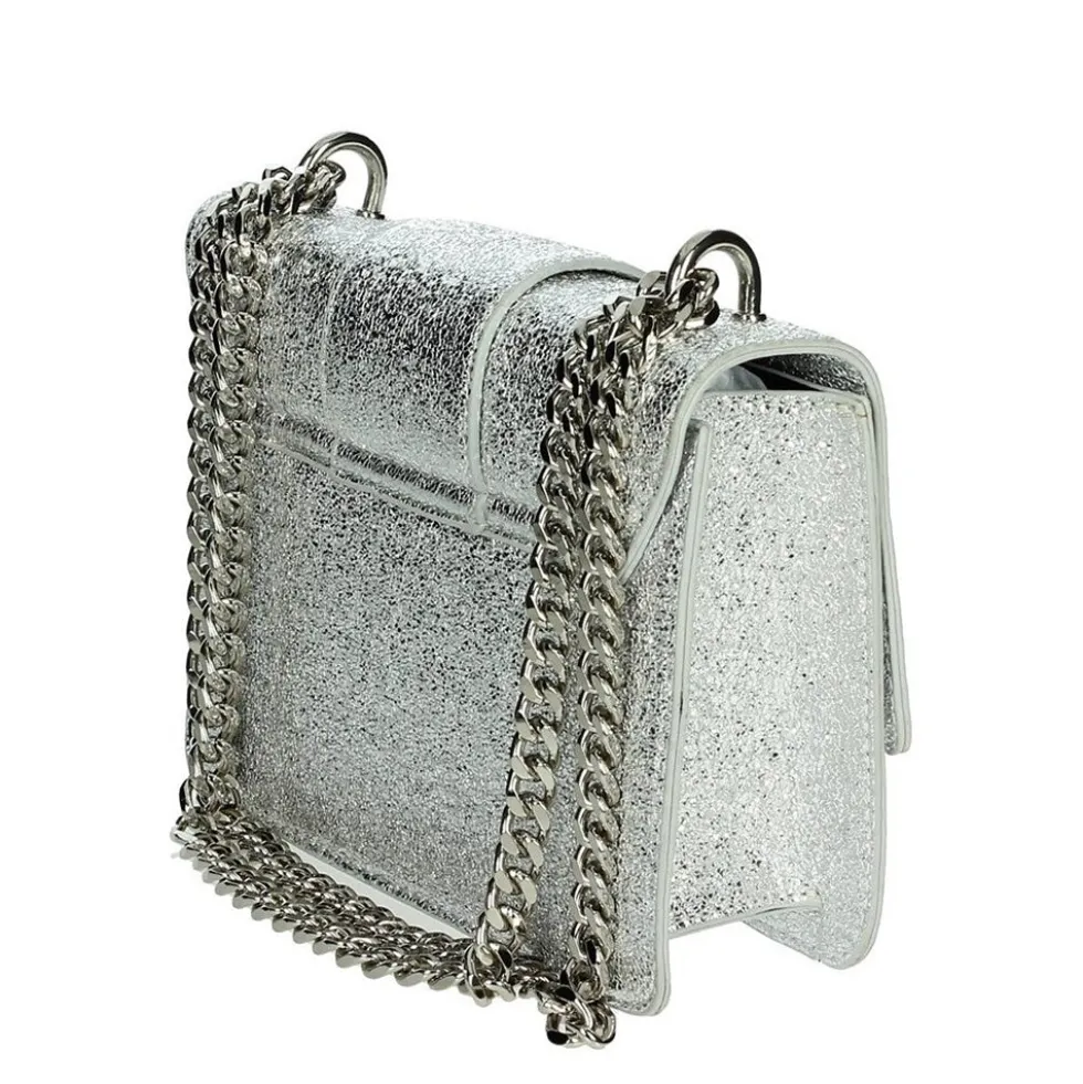 Borsa a Spalla CULT linea Gwen Laminata Silver