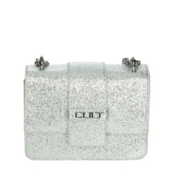 Borsa a Spalla CULT linea Gwen Laminata Silver