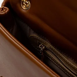 Borsa a Spalla e a Tracolla Trapuntata LOVE MOSCHINO linea Embossed color Cuoio