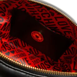 Borsa a Spalla LOVE MOSCHINO linea Puffy Logo Trapuntata Imbottita Nera