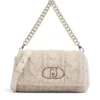 Borsa a Spalla Media LIU JO linea LaPuffy in Maglia color Marmo