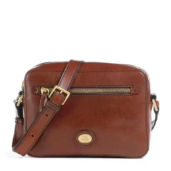 Borsa a Tracolla Unisex THE BRIDGE linea Story in Pelle Marrone