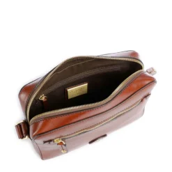 Borsa a Tracolla Unisex THE BRIDGE linea Story in Pelle Marrone