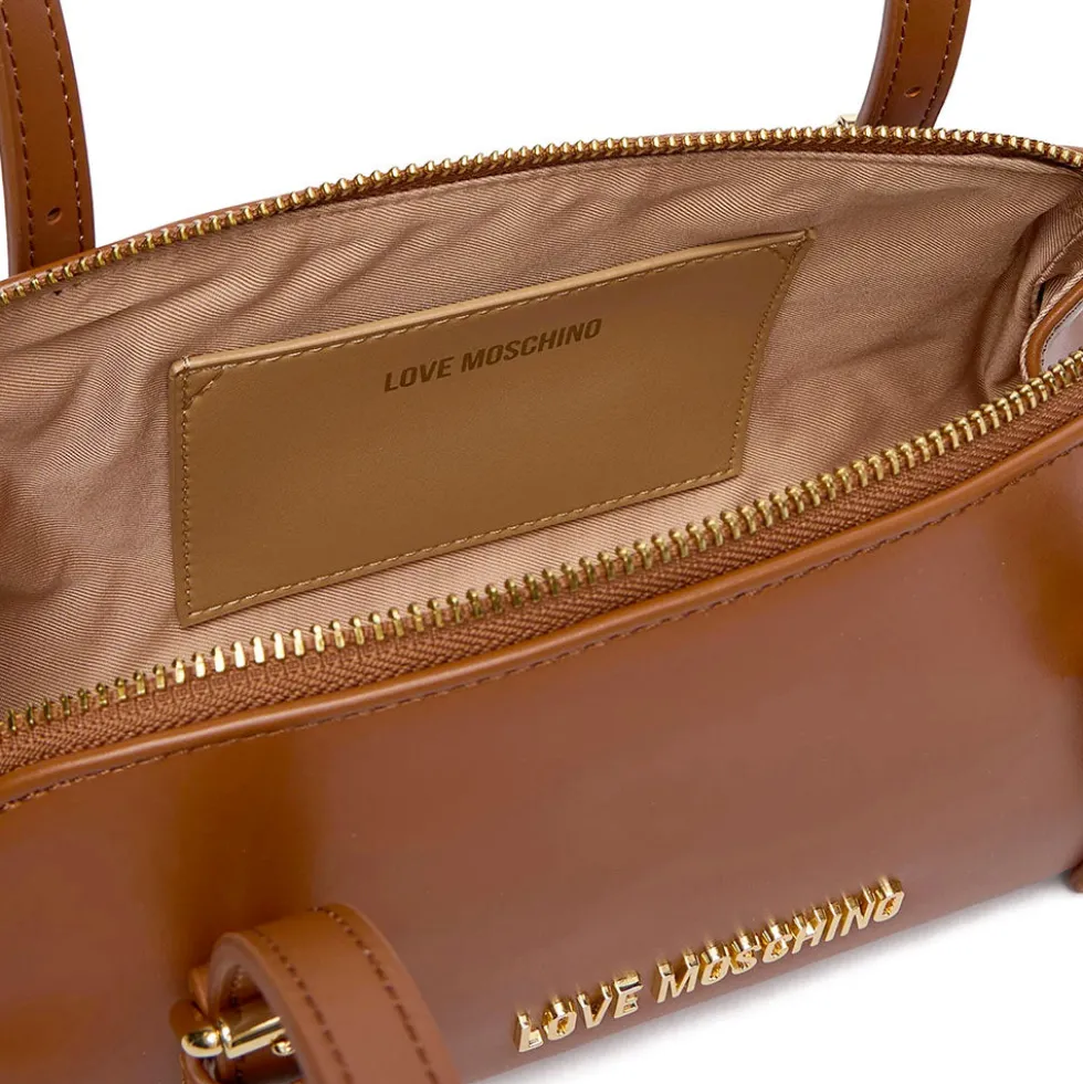 Borsa Bauletto a Spalla LOVE MOSCHINO linea Smart Daily Bag color Cuoio
