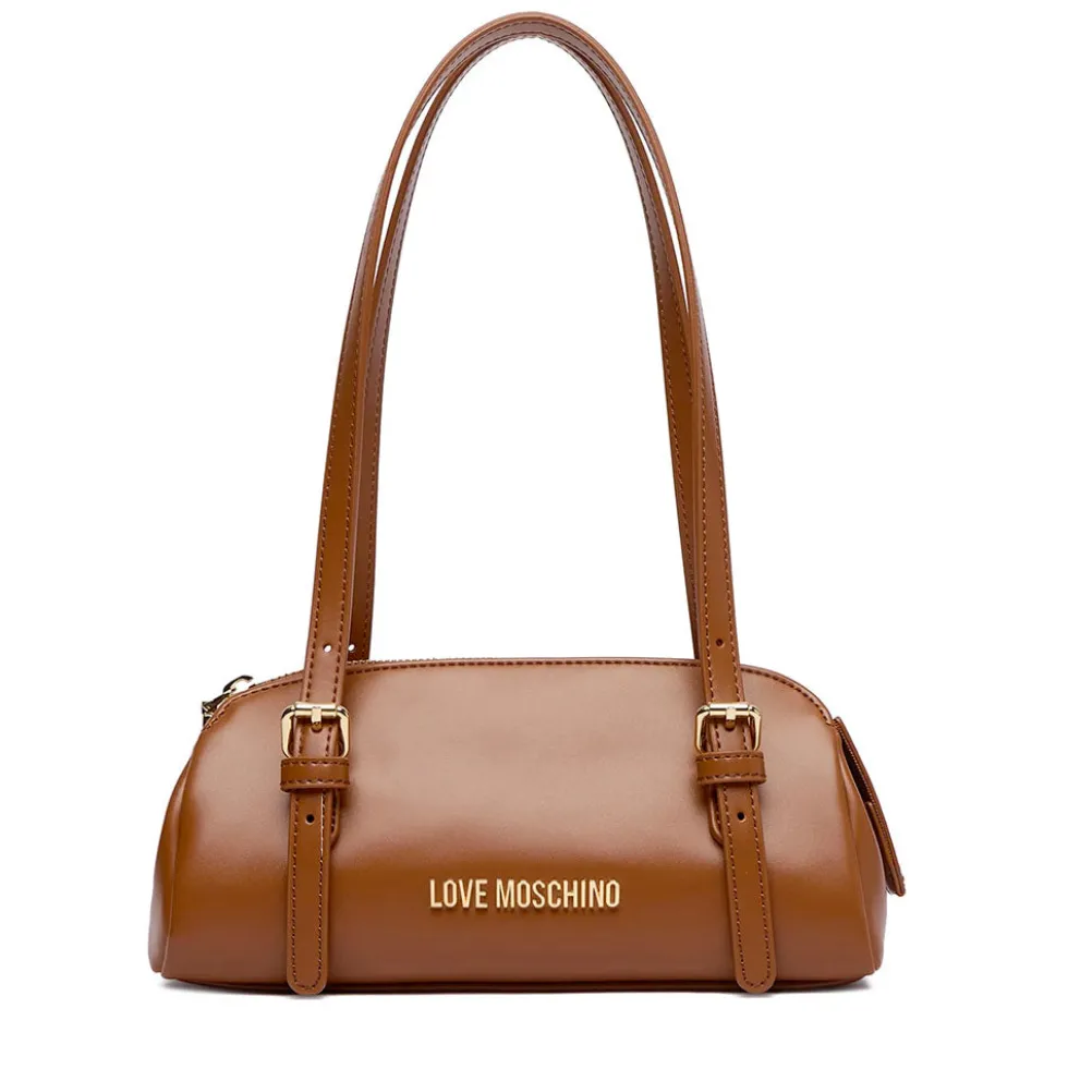 Borsa Bauletto a Spalla LOVE MOSCHINO linea Smart Daily Bag color Cuoio