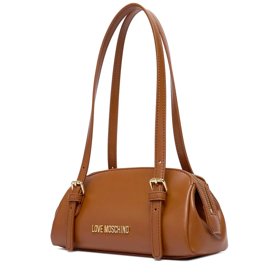 Borsa Bauletto a Spalla LOVE MOSCHINO linea Smart Daily Bag color Cuoio
