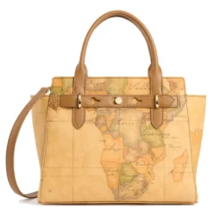 Borsa Donna a Mano 1A Classe Alviero Martini linea Escape Geo stampa Geo Classic e Cuoio LE61