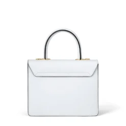 Borsa Donna a Mano BRACCIALINI linea Audrey Bugs Bunny in Pelle Bianca