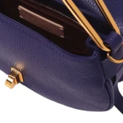 Borsa Donna a Mano COCCINELLE in Pelle Linea Magie Colore Royal Blue Misura Small