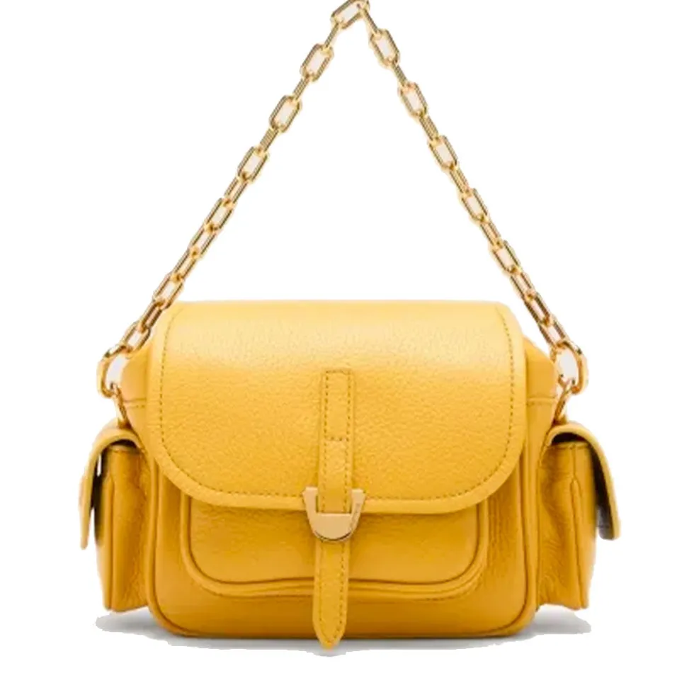 Borsa Donna a Mano COCCINELLE in Pelle Colore Soleado linea Campus Mini