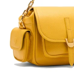 Borsa Donna a Mano COCCINELLE in Pelle Colore Soleado linea Campus Mini