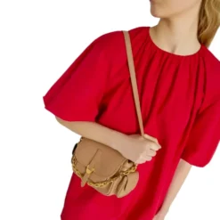 Borsa Donna a Mano COCCINELLE in Pelle Colore Blanco linea Campus Mini