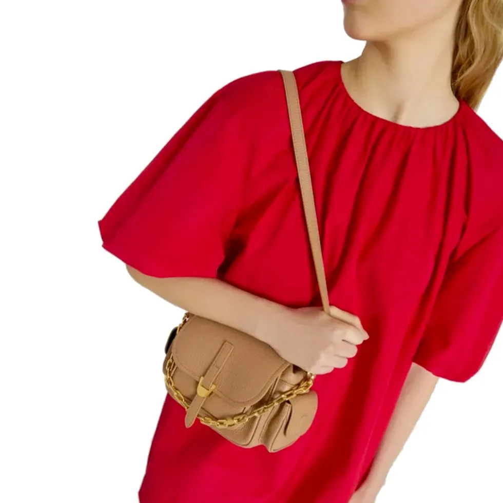 Borsa Donna a Mano COCCINELLE in Pelle Colore Blanco linea Campus Mini