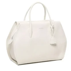 Borsa Donna a Mano COCCINELLE in Pelle Linea Lord colore Blanco
