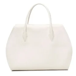 Borsa Donna a Mano COCCINELLE in Pelle Linea Lord colore Blanco