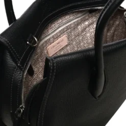Borsa Donna a Mano COCCINELLE in Pelle Linea Lord colore Nero