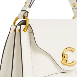 Borsa Donna a Mano COCCINELLE in Pelle linea C-Me Calf Cocker Small Colore Pearl