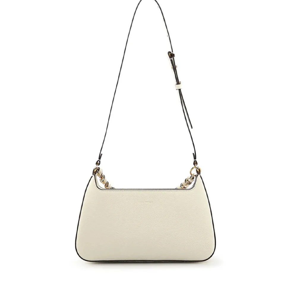 Borsa Donna a Mano COCCINELLE in Pelle linea Beat Generation Medium Colore Pearl