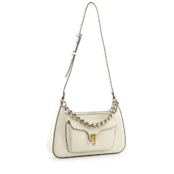 Borsa Donna a Mano COCCINELLE in Pelle linea Beat Generation Medium Colore Pearl
