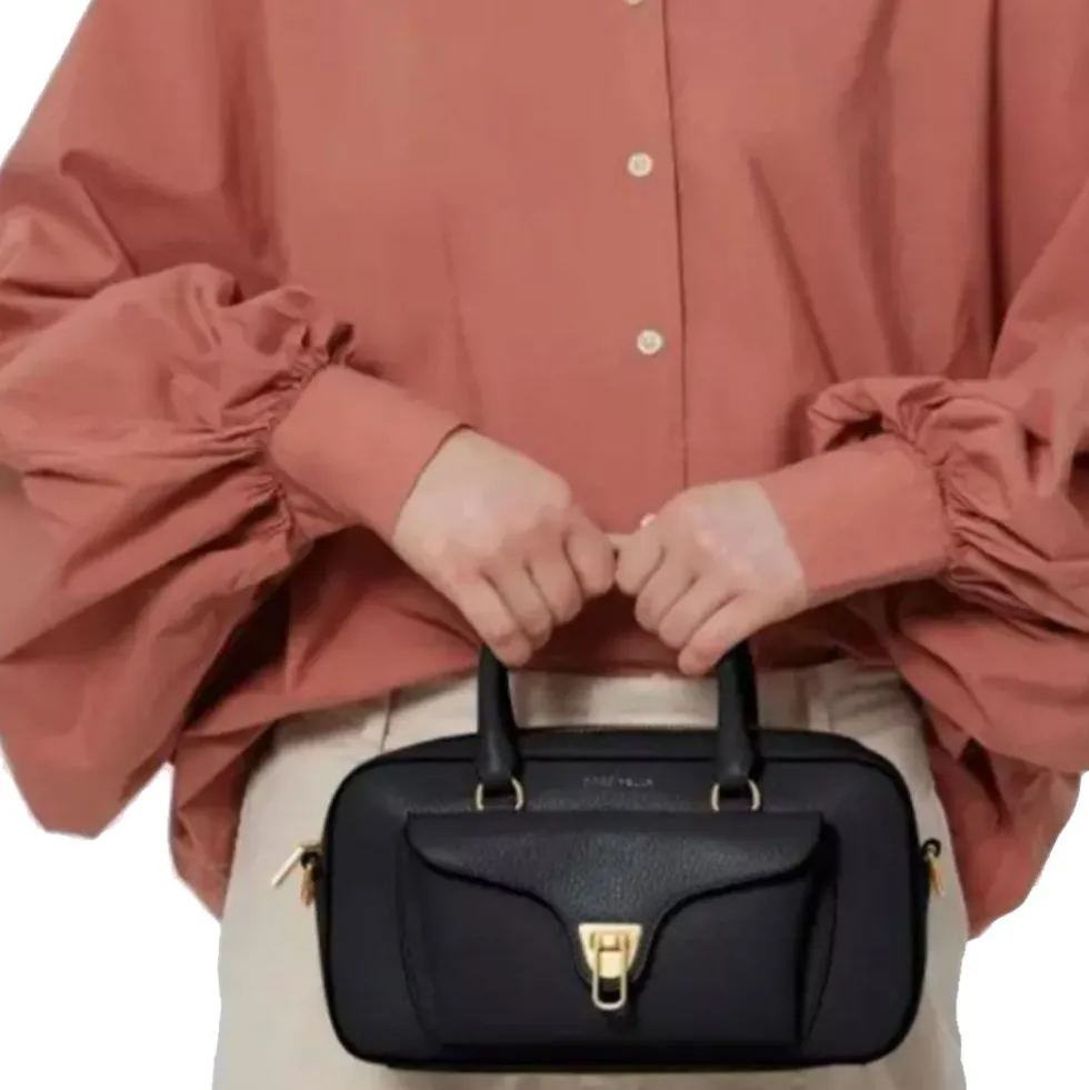 Borsa Donna a Mano COCCINELLE in Pelle linea Beat Soft Colore Brillant White