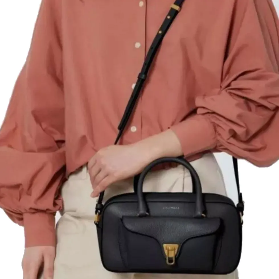Borsa Donna a Mano COCCINELLE in Pelle linea Beat Soft Colore Brillant White