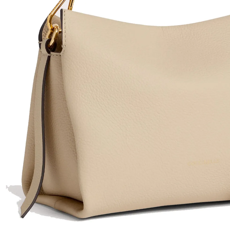 Borsa Donna a Mano COCCINELLE linea Boheme Small in Pelle Sandshell - Seagrass