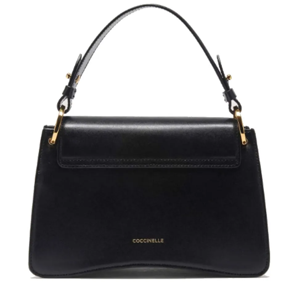 Borsa Donna a Mano COCCINELLE in Pelle linea C-Me Calf Cocker Small Colore Nero