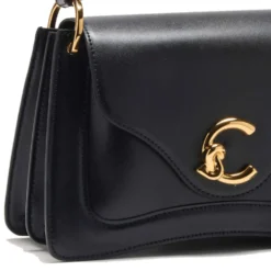 Borsa Donna a Mano COCCINELLE in Pelle linea C-Me Calf Cocker Small Colore Nero