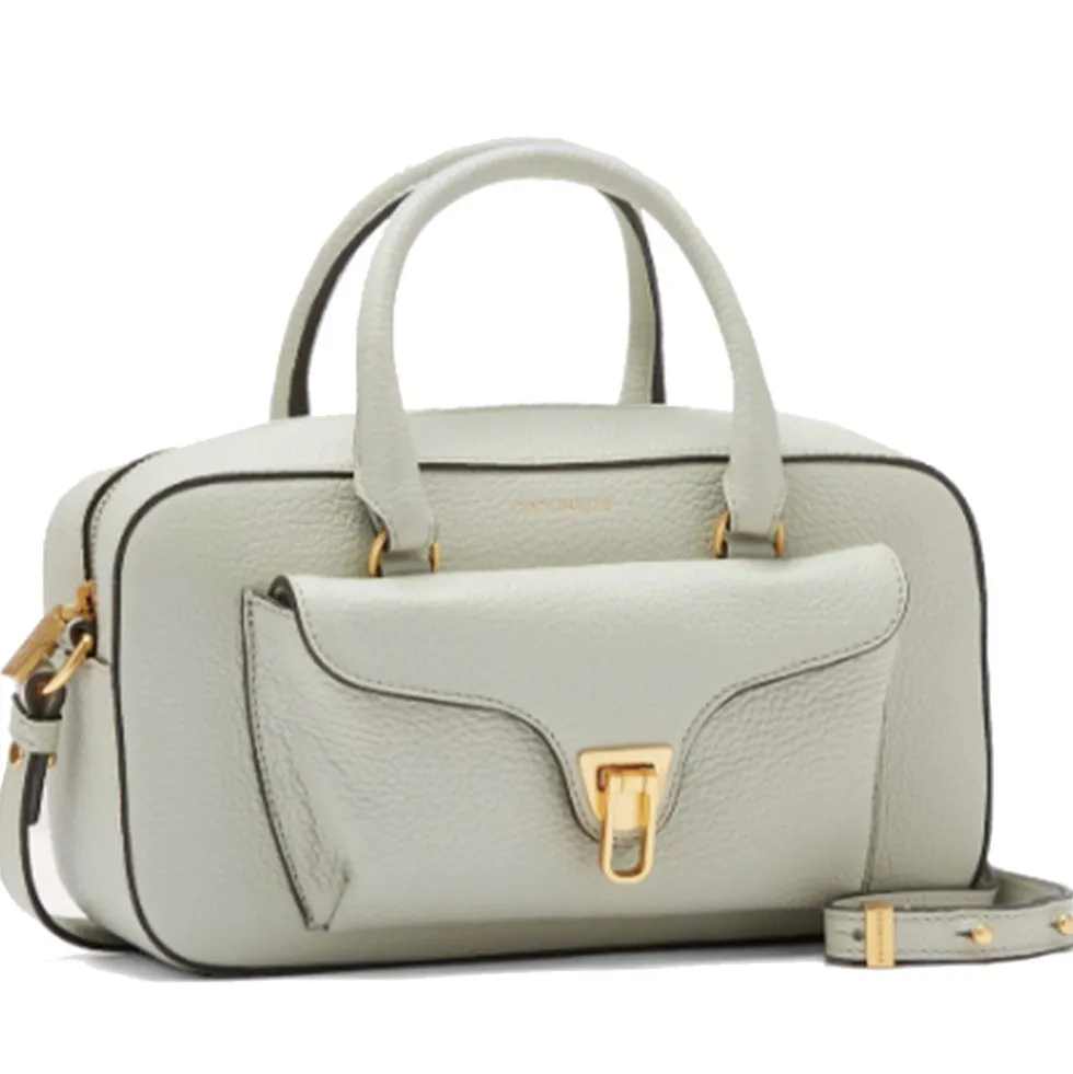 Borsa Donna a Mano COCCINELLE in Pelle linea Beat Soft Colore Celadon Green